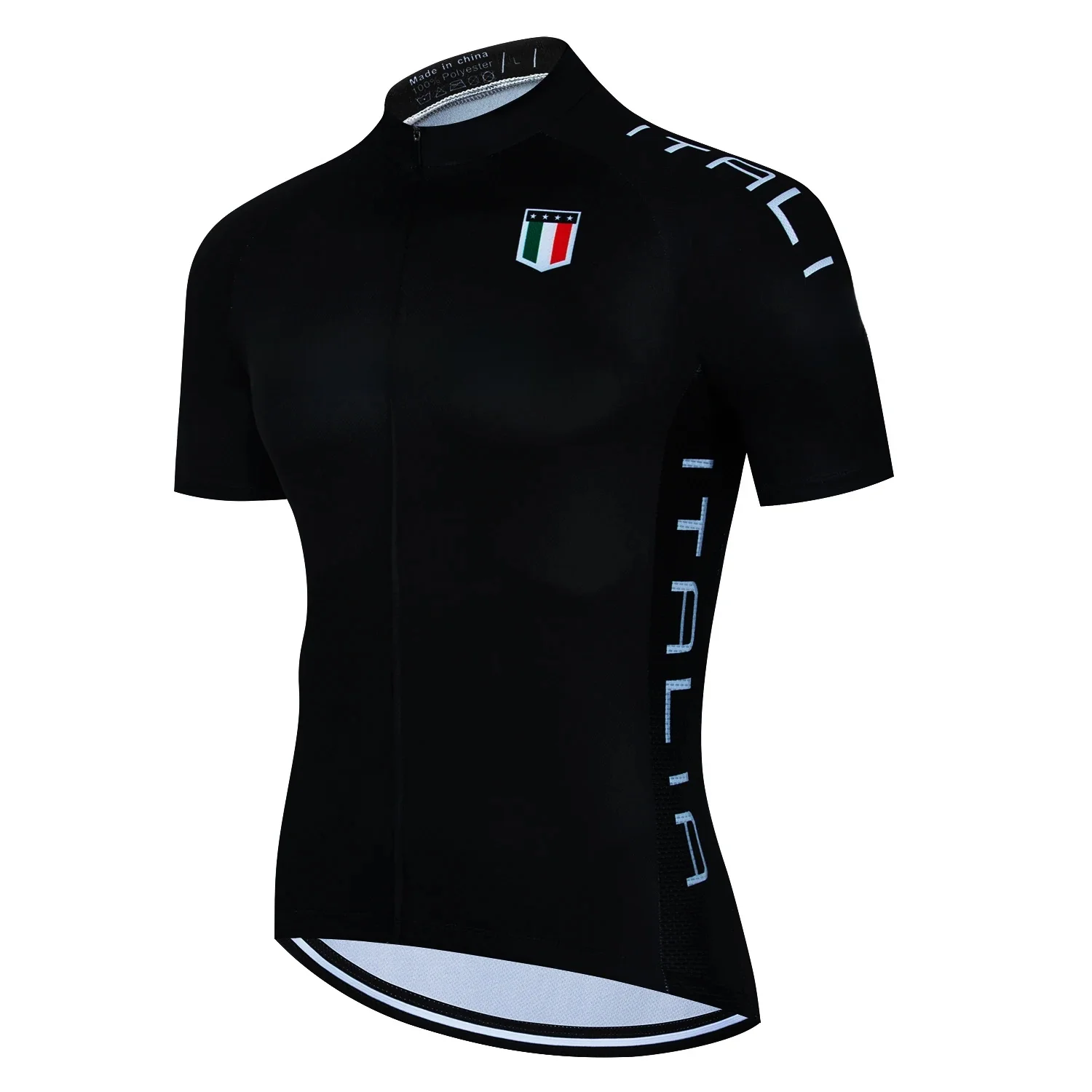 AliExpress NONE 2025 Men Cycling Jersey Classic Black Cycling Racing Tops Short Sleeve Cyclist Clothes Shirt Maillot Summer Bicycle Bike Wear