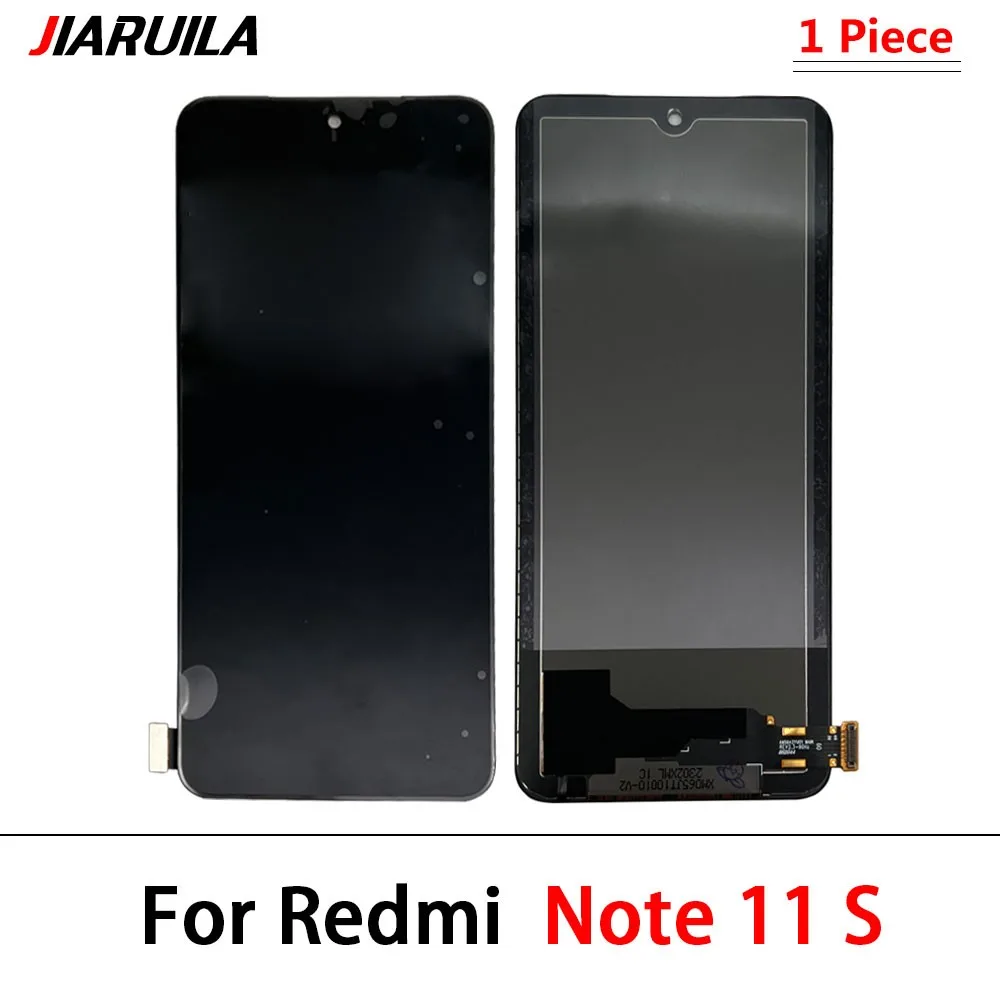 Display LCD para Xiaomi Redmi Note 11 11S Pro 4G 5G Conjunto de painel digitalizador de tela de toque 2201117 TG 2201117 Visor de tela SG