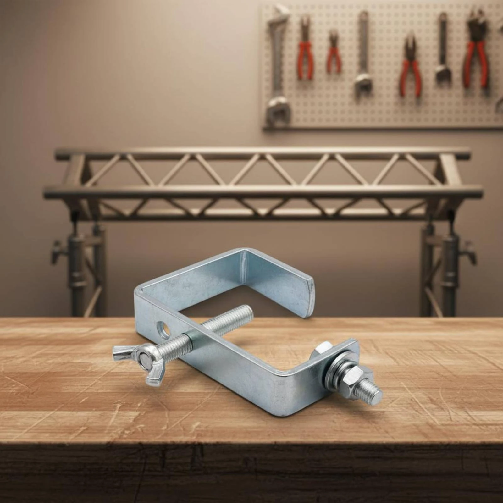 Iron Clamp Hook for Concert Theater 30 Kg Load Capacity Black Durable Hook