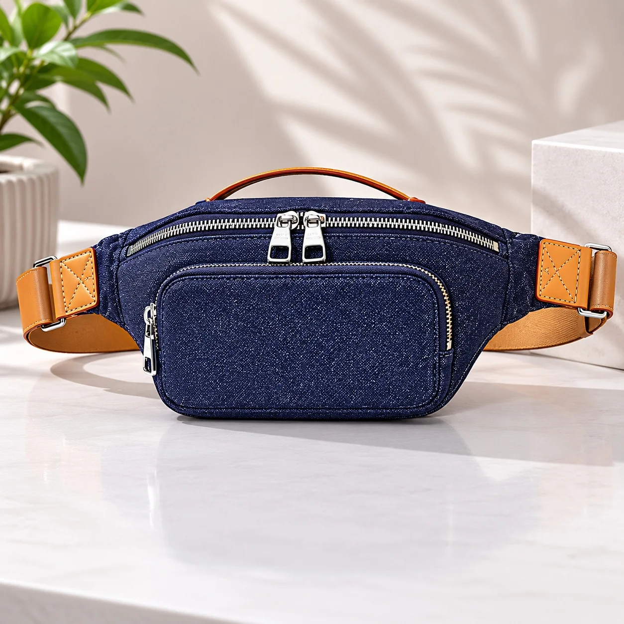 2026 New Luxury Classic Pattern Grushy Waist Bag 30 × 15 × 8 cm