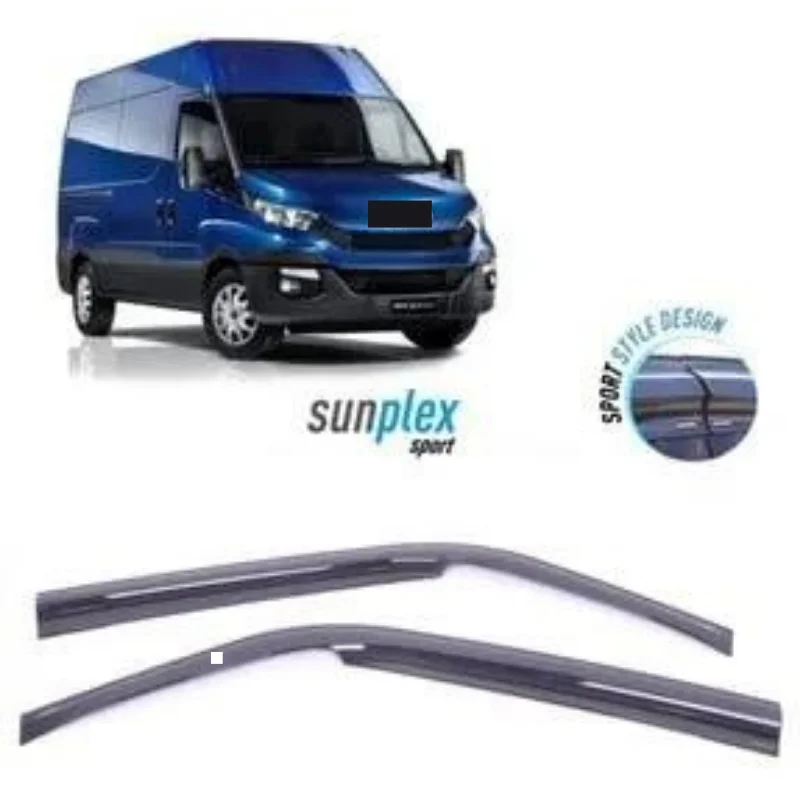 Car window accessories For Iveco DAILY Sport Style window deflector rain cover visor awnings