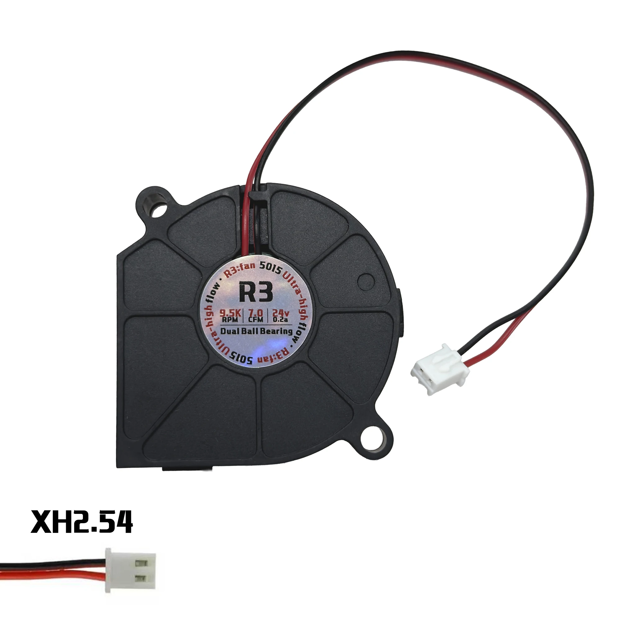 R3men | 9.5K RPM 5015 Wide Outlet High Flow Blower Fan For 3D Printers. R3fan Cooling Fan