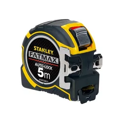 Stanley Fatmax Autolock 32mm wide Tape Measure with Removable Magnetic Hook Professional Measuring Tool