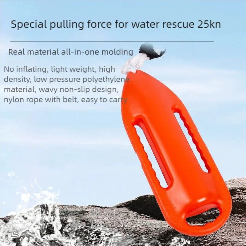 Rescue Can Lifeguard Rescue Equipment Life Buoy Swim Buoy with Adjustable Waist Belt  for Snorkeling Kayaking Swim Training
