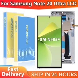 Note20 Ultra Display Replacement,For Samsung Note 20 Ultra N985F N986B LCD Touch Screen With Frame Digitizer Repair Parts