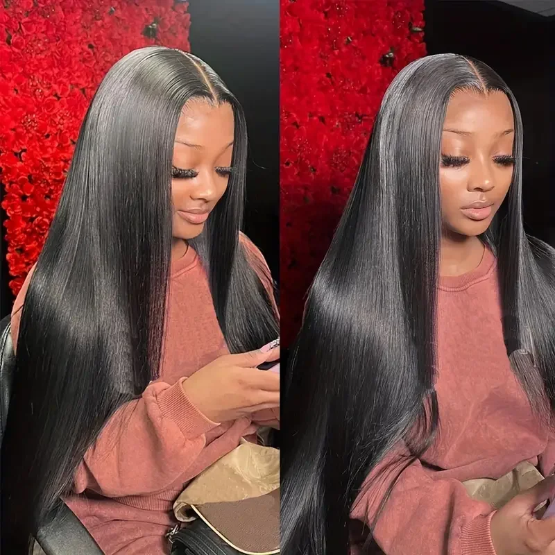 30 40 Inch Straight Lace Front Wigs Human Hair 13x6 Hd Lace Frontal Wig Brazilian Straight 13x4 Lace Human Hair Wig For Women