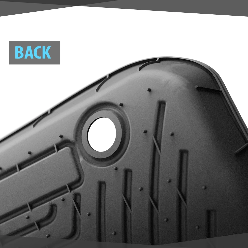 Suitable for 1997-2001 Jeep Cherokee All-Terrain Tpe Car Floor Mats, Black, First and Second Rows, 44266-1-2, Black, Easy to Install, Waterproof