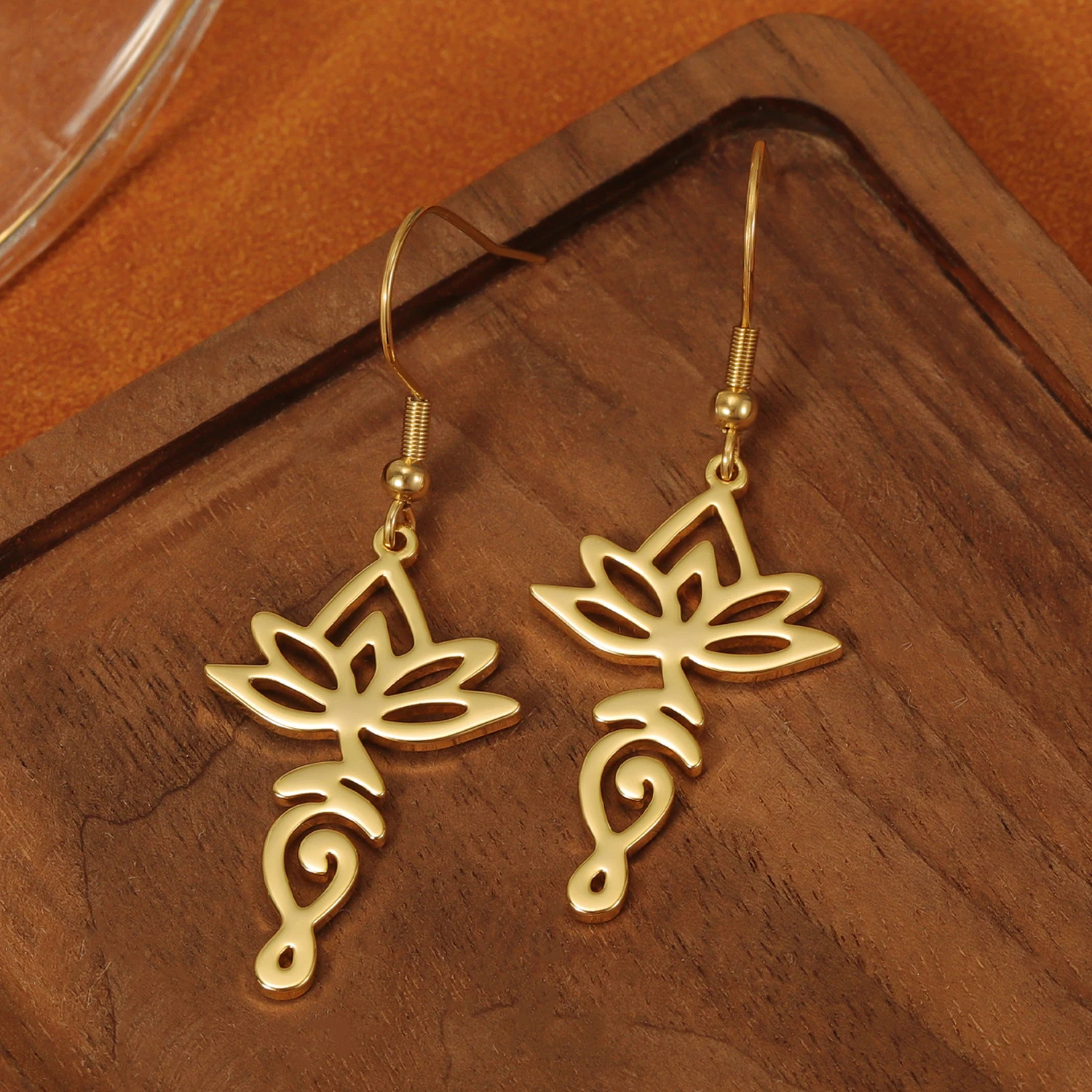 Personalized Arabic Earrings Stainless Steel Customized Islamic Jewelry for Women Daily Accessories Birthday Gifts For Her