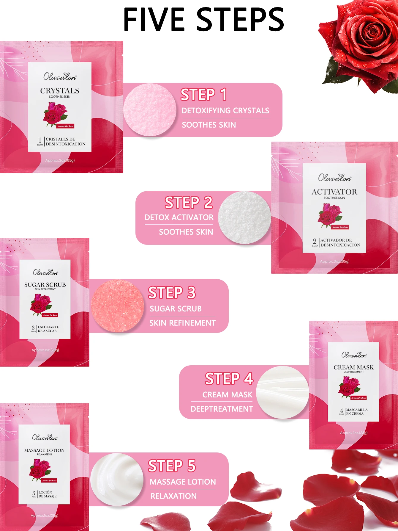Rose Lavender Honey Exfoliating Foot Mask Foot SPA Removes Dead Skin And Prevents Cracking Moisturizing Foot Care Foot Bath Spa