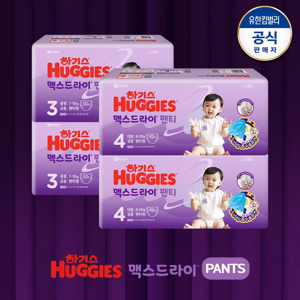 ★2024★Huggies 4 pack of Max Max-type panties★