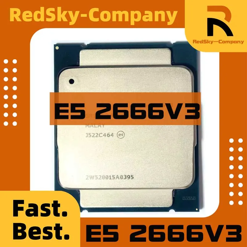 

Хорошо ~ 100% хорошее качество E5 2666V3 E5-2666V3 2,9 ГГц, 10 ядер, 20 нитей для LGA2011, поддонированный, но без охладителя