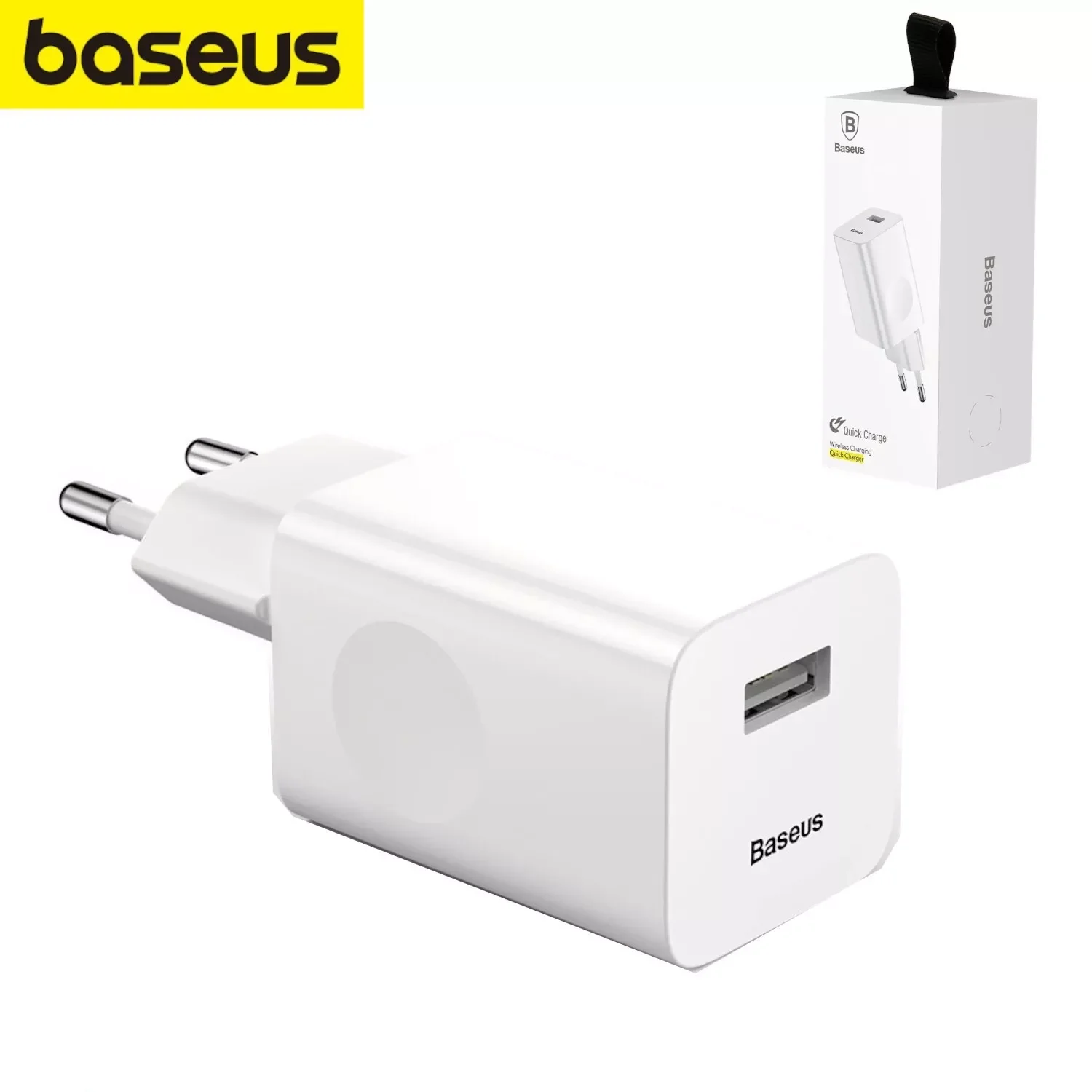 Baseus Quick Charger CCALL-BX02: El Cargador USB-A de 24W que Transforma tu Experiencia con el Teléfono