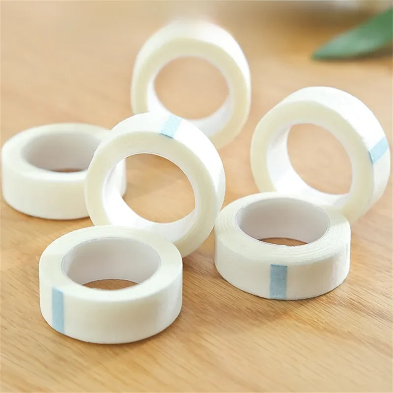 5/10/50/100PCS 9M * 1.25CM Witte Tape Eye Valse Wimpers patch Ademend Medische Papier Tapes Wimper Extension Lint Ooglid Sticker