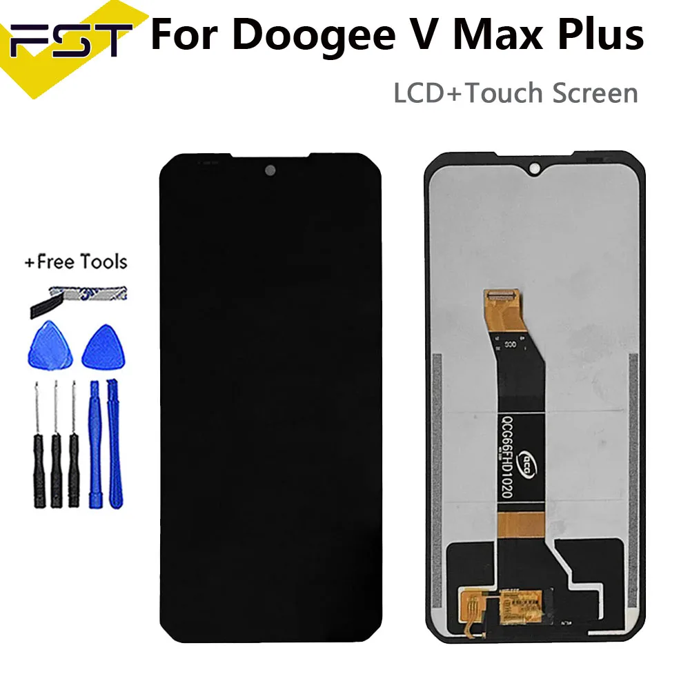 Original 6.58" For DOOGEE V Max Plus LCD Display+Touch Screen Assembly Tested Well For Doogee VMax Plus LCD Repair Parts