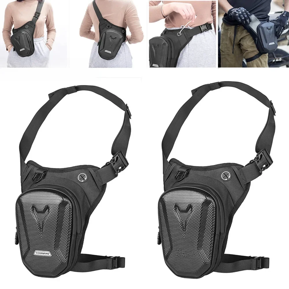 AliExpress SOYAVISION Hard Shell Drop Leg Bag Motorcycle Waterproof Waist Bag Hip Bum Fanny Pack For Outdoor Riding Cycling Hiking Fishing Climbing