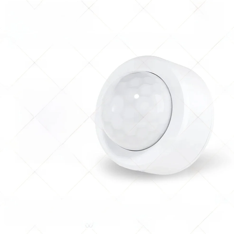 Tuya 2 en 1 Zigbee Mini détecteur de mouvement PIR + lumière Lux brillante capteur d'alarme antivol de sécurité infrarouge passif App télécommande