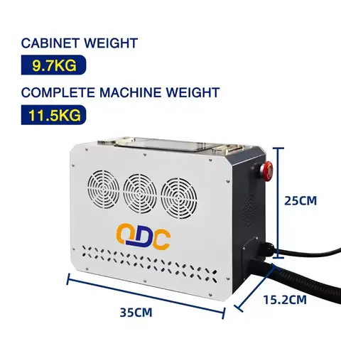 50W 100w  Pulse Laser Cleaner Rust Paint Oil Removal Machine 3 1 Fiber Metal Laser Marking Engraving Cleaning Machine Wood New