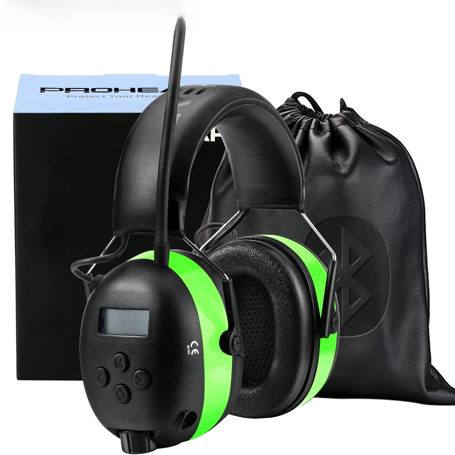 ZOHAN hoofdtelefoon elektronische 5.0 Bluetooth-oorbeschermers industriële gehoorbescherming voor muziek Ruisonderdrukking Professioneel oplaadbaar - afbeelding 2