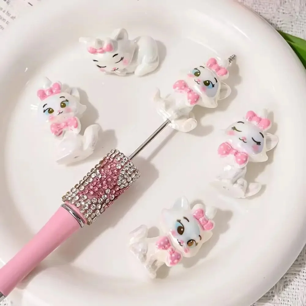 Perles focales mixtes en résine de dessin animé, 5 pièces, pour bricolage, bracelet, collier, cheville, téléphone, porte-clés, stylo, accessoires