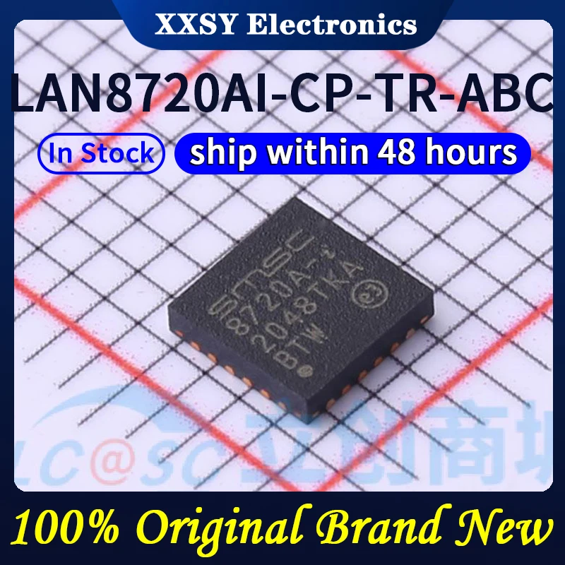 LAN8720AI-CP-TR-ABC 8720A-i QFN24 100% kualitas baru