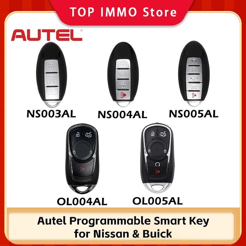 

Autel IKey NS003AL NS004AL NS005AL OL004AL OL005AL Universal Smart Key for MaxiIM KM100 IM508 IM608 PRO XP400PRO APB131