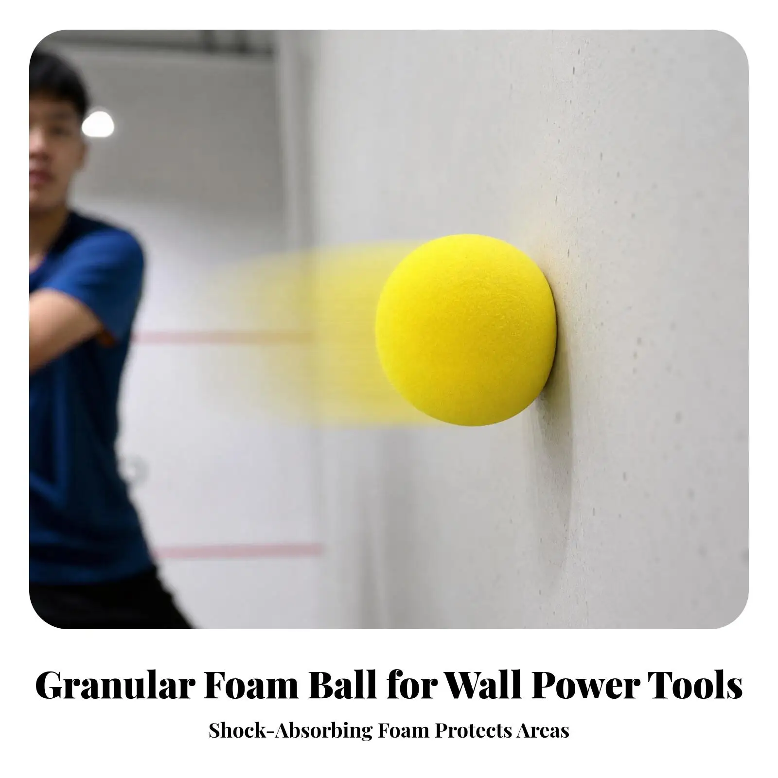 vModerate Foam Training Ball | Soft Textured Surface, Sponge Training Ball for Home,T Ball Training Ball