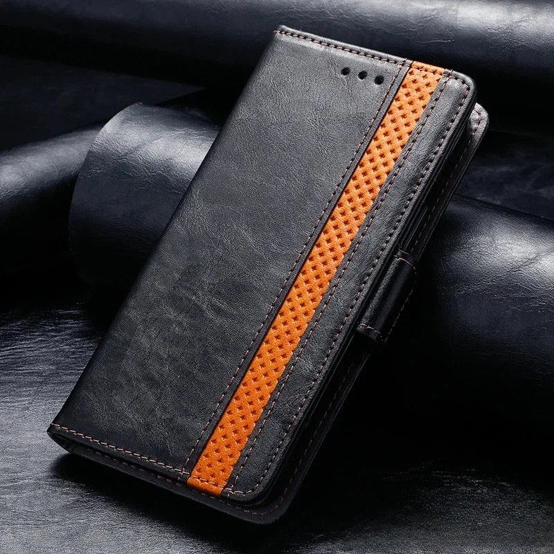 Skórzane etui na telefon Apple iPhone 11 12 13 14 15 16 17 Pro Max Mini Air 17E 16E 8 7 6s Plus SE SE3 XR X Xs Max, etui z klapką, pokrowiec. — zdjęcie produktu 7