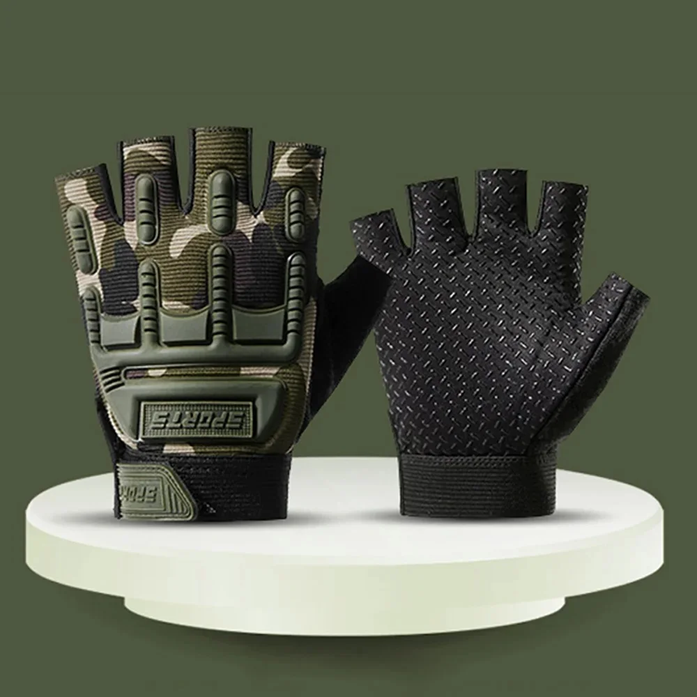 AliExpress Kids 4-11 Years Cycling Gloves Half Finger Bike Gloves Tactical Glove Non-Slip Outdoor Sports Gloves for Boys and Girls W29