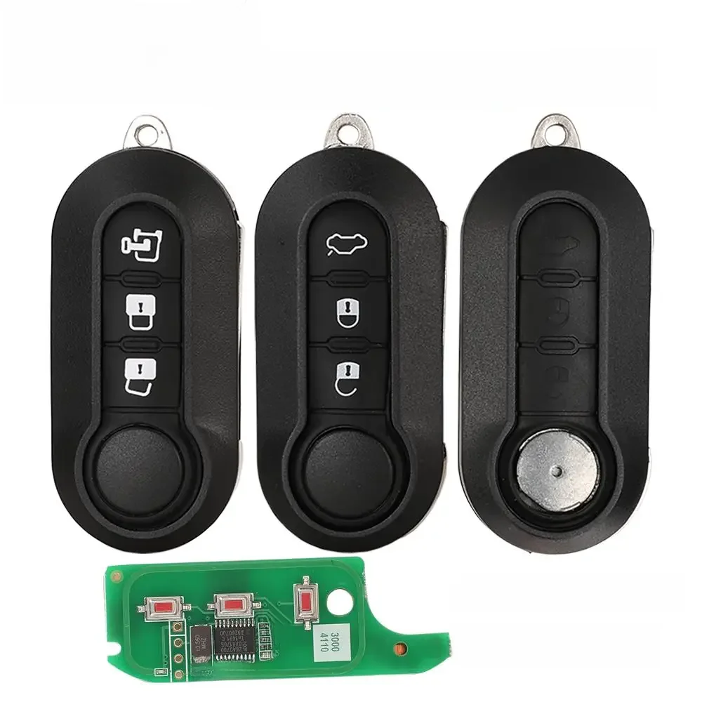 Clé télécommande de voiture Delphi & Marelli, pour Fiat MPV Bravo/Ducato 500 Doblo Qubo Grande Punto citroën Jumper Peugeot Boxer 433.92 ID46