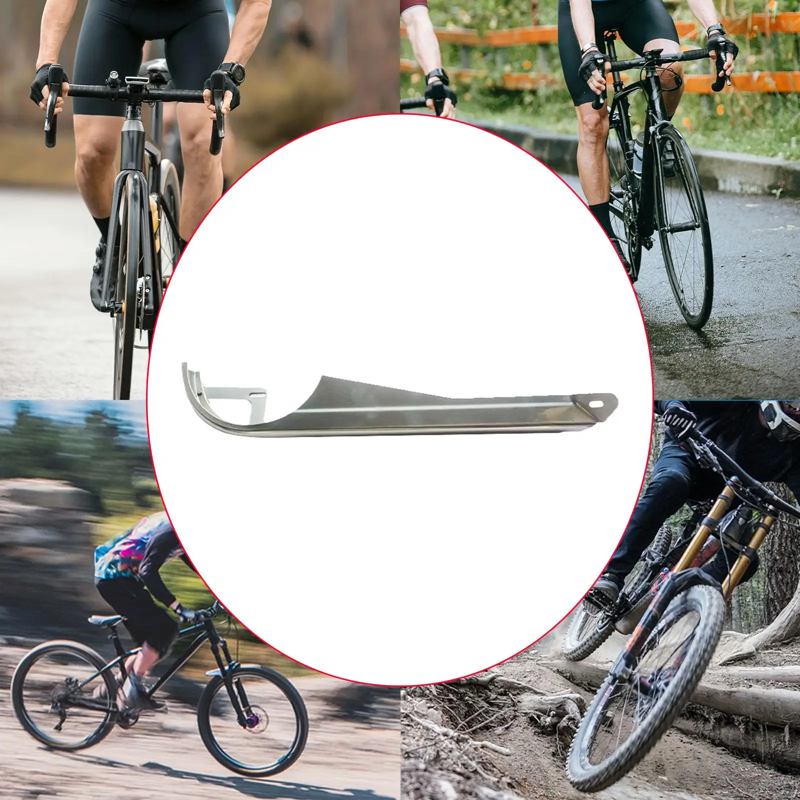 Bicycle Chain Guard Cover Wear Resistant Protective Chain Case Anti-dust Crankset Shell Bike Accessories for Mountain Road