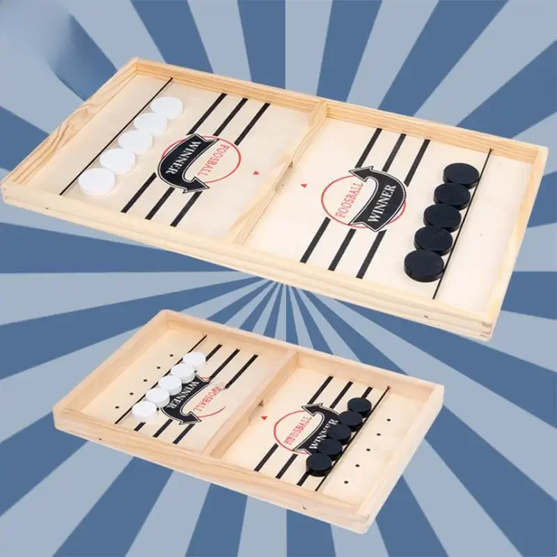 Jeu de société en bois pour enfants et adultes, Coordination œil-main, Table d'entraînement, jeux de combat de Football