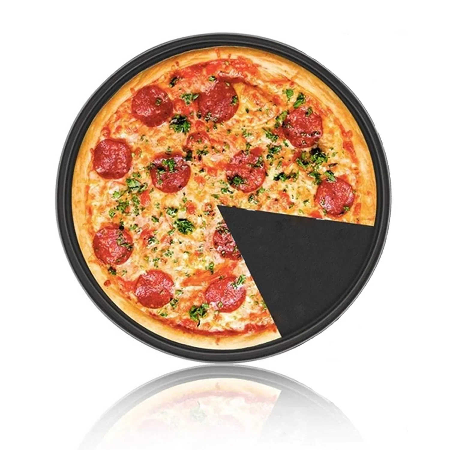 36 cm Diameter Pizza Mold Carbon Steel Non-stick Baking Tray Deep Dish Pizza Baking Tray for Kitchen Oven