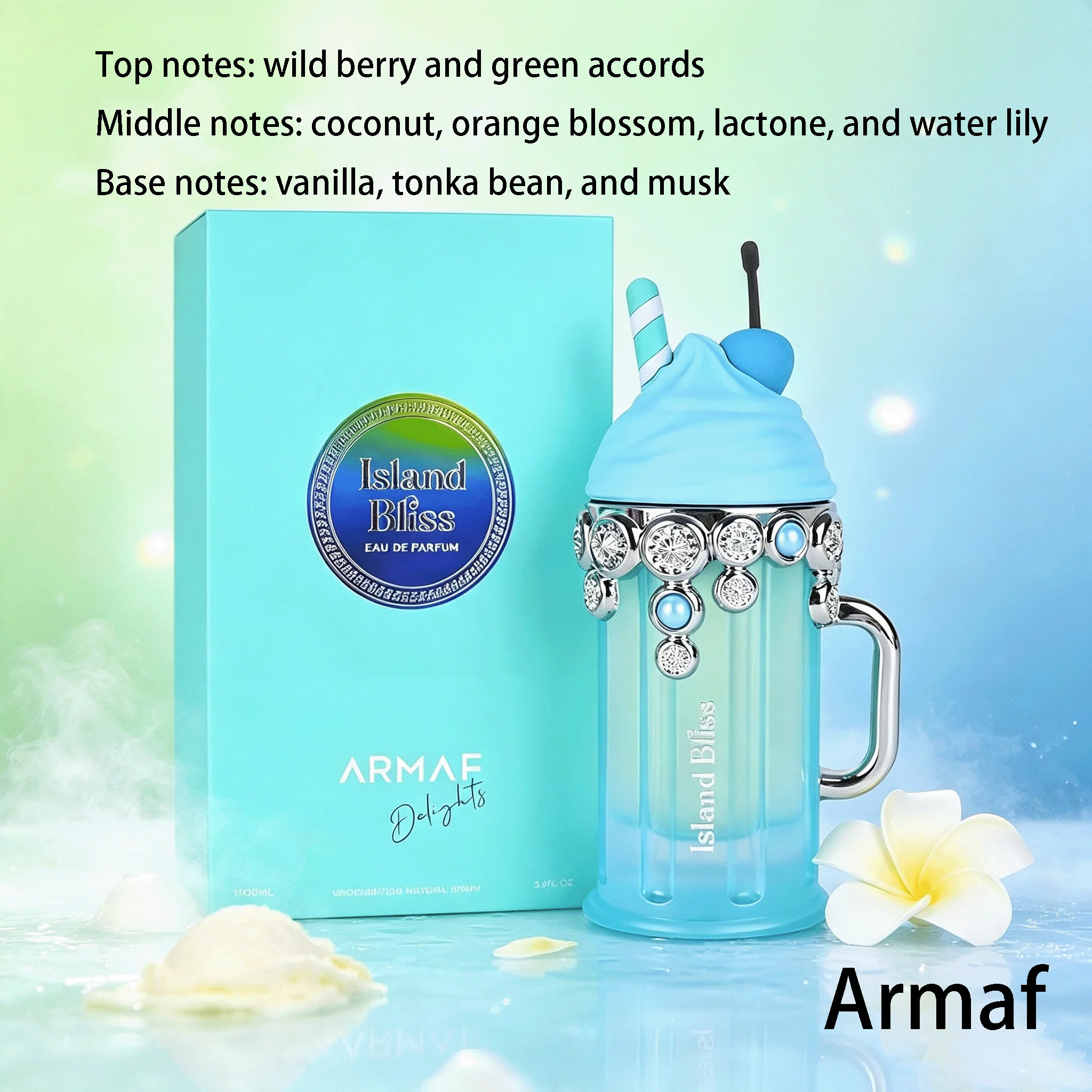 Home Fragrance Vanilla Musk - Armaf Delights Island Bliss Perfume 100ml