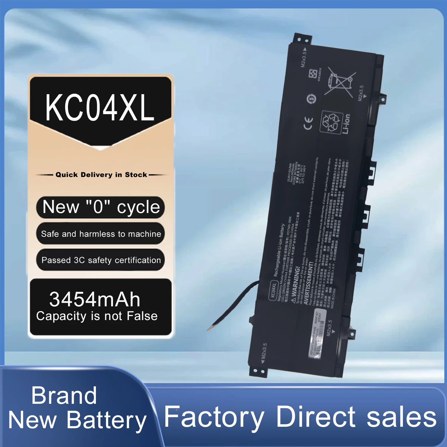 DXT New Laptop Battery KC04XL For HP Envy X360 13-AG 13-AR Envy 13-AH 13-AQ HSTNN-DB8P HSTNN-IB8K L08496-855 TPN-W133 TPN-W136