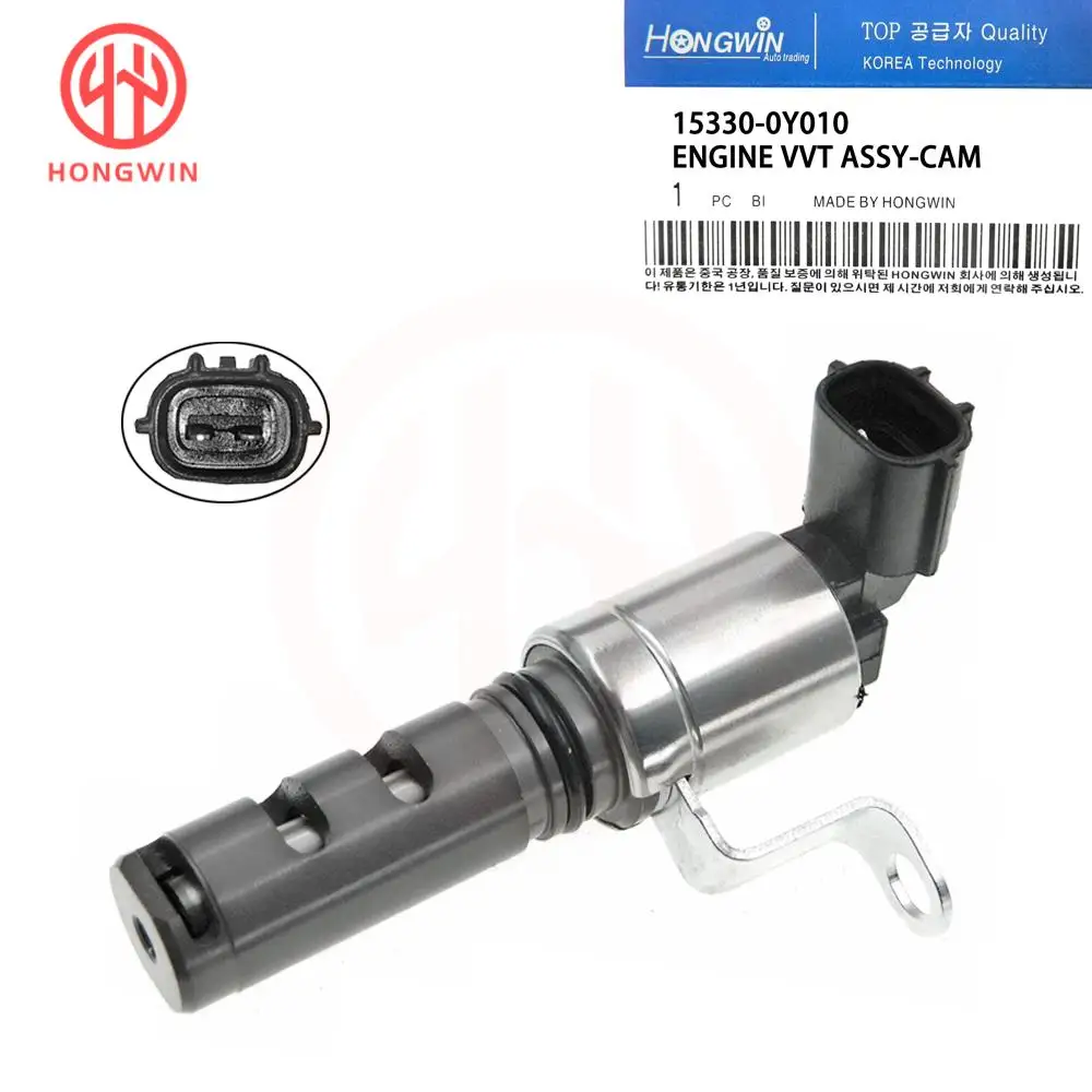 For Toyota Auris Corolla Cruiser Yaris Scion iQ 2012-2015 Engine VVT Variable Timing Solenoid Exhaust OE 15330-0Y010 15330-47010