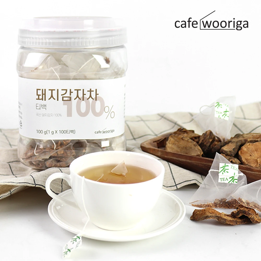 Cafewooriga jerusalem artichoke 100 tea bag Erdartischocke   Pork and potato tea