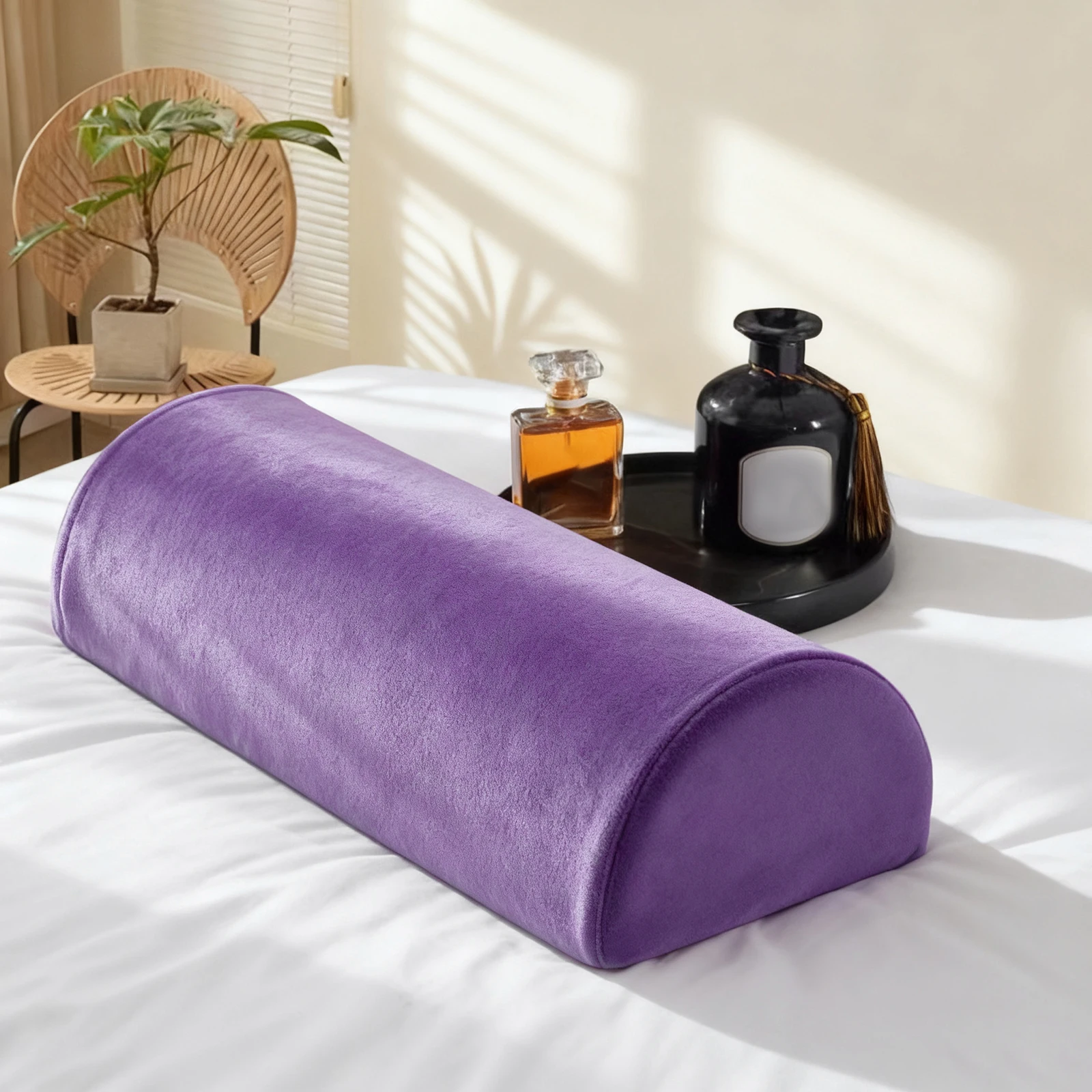 Nackenkissen, bequem, abnehmbar, Memory-Schaum, Nacken-Rollkissen, Bein- und Körperstützzzubehör für Reisen, Bauch, Hüfte