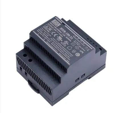 HDR-100-15N AC-DC Ultra slim DIN rail power supply; Input range 85-264VAC; Output 15VDC at 6.5A; Non-LPS