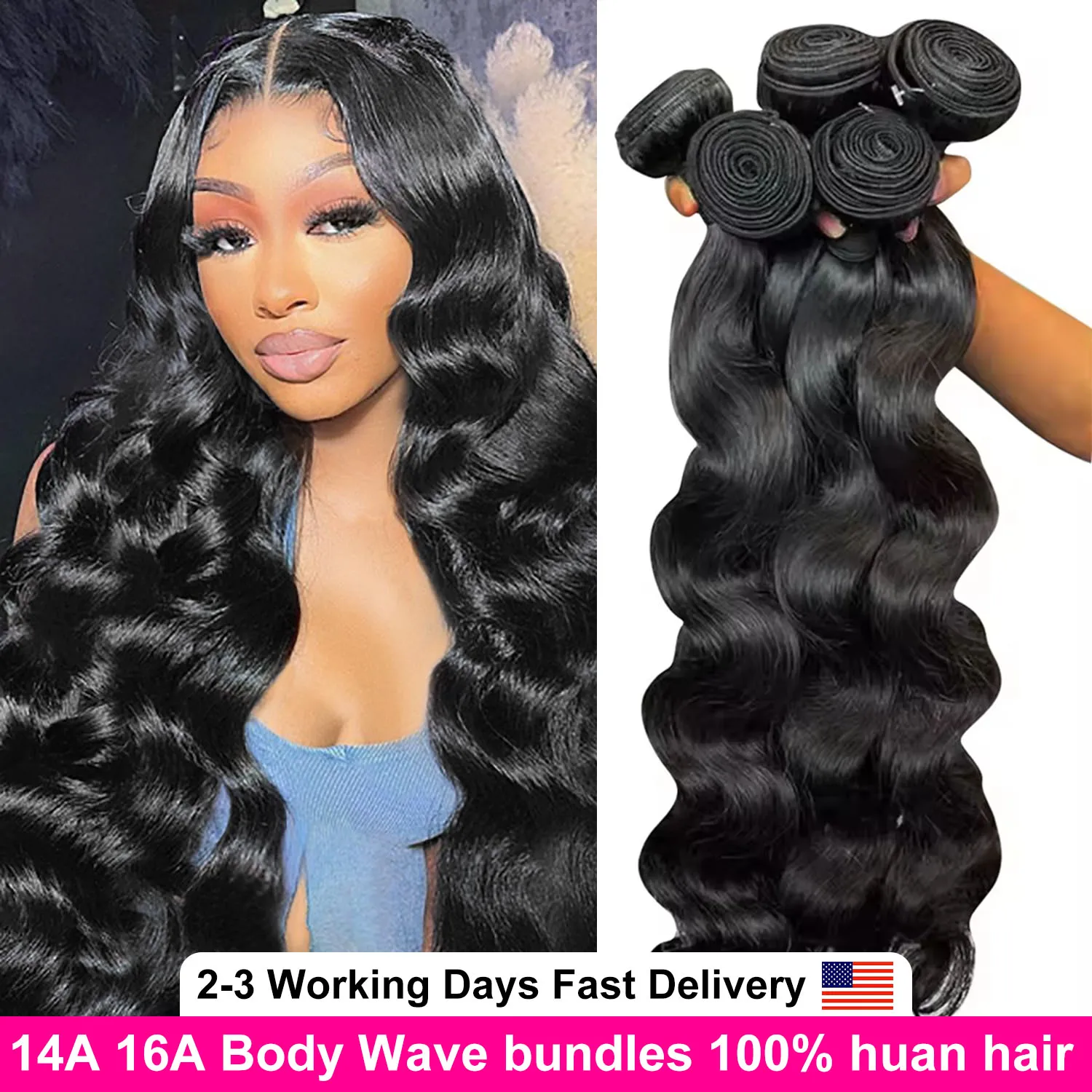 

30 40 Inch Body Wave Bundles 100% Quality Human Hair 16A Brazilian Black Virgin Weave Hair 3 4 5 Bundles Extensions Raw Hair