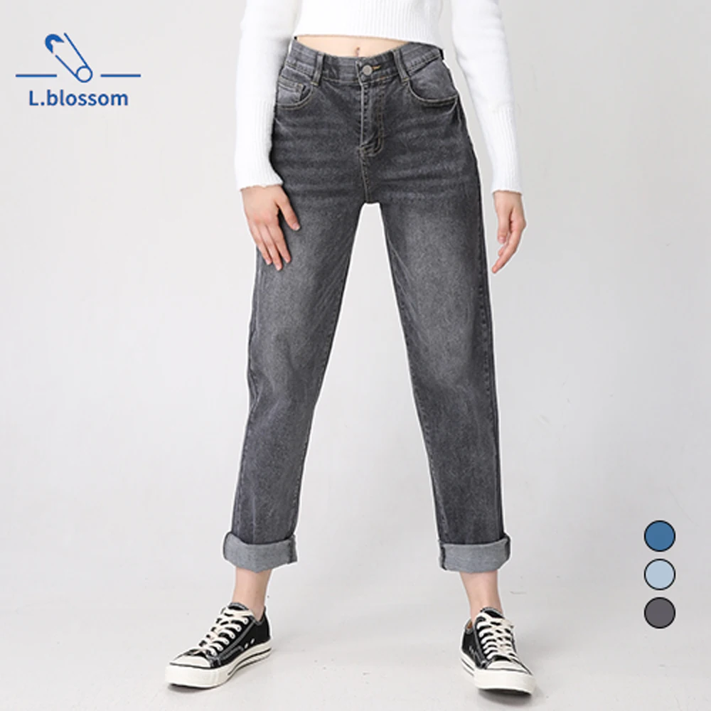 Elm Blossom Women's Span in-Band Washing and exhaust jeans (3 short term long key stars)