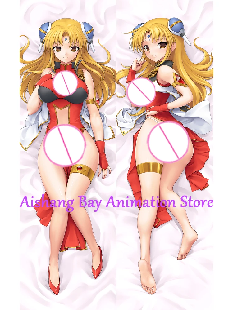 DAKIMAKURA-Juste de coussin imprimé anime, belle fille, double face, décoration de corps grandeur nature