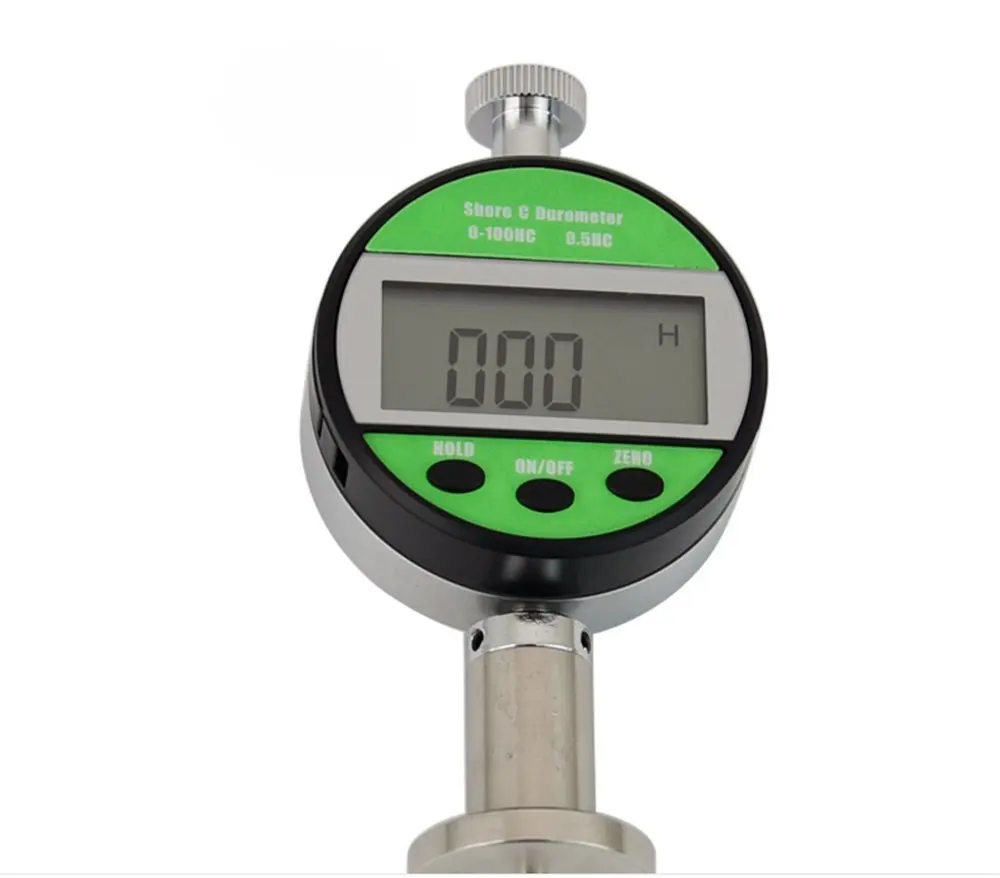 Digital Shore Hardness Tester Meter Type C Durometer Instrument With Range 0 - 100HC Pressure Needle Range 2.5mm