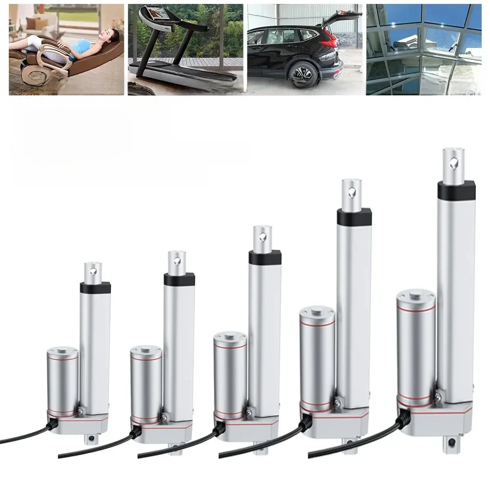 Siłownik liniowy DC 12V 750N 50mm 100mm 150mm 200mm 250mm 300mm Skok Napęd liniowy Silnik elektryczny Silnik liniowy 10mm/s Prędkość — 2