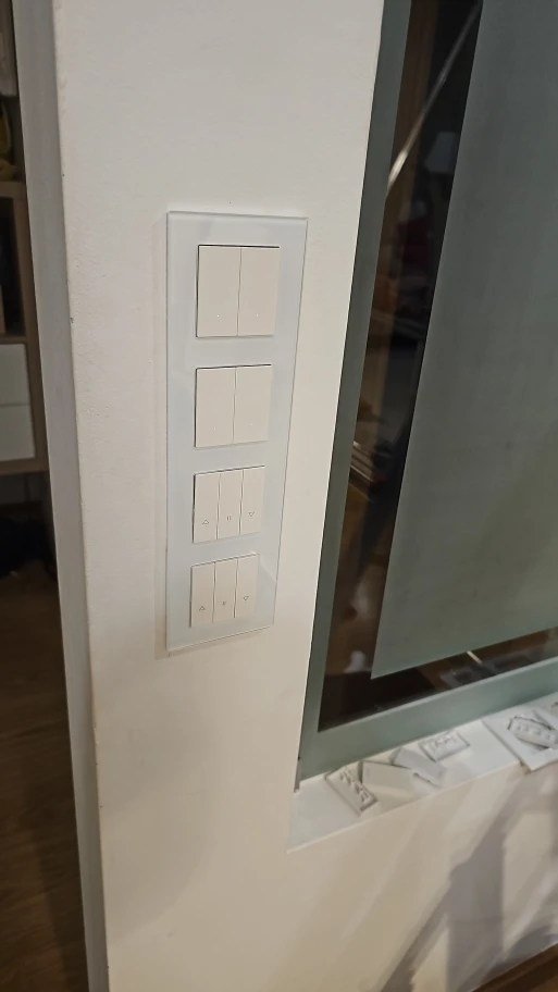 BSEED Zigbee 1/2/3Gang Smart Light Switches Tuya Smart Life Alexa EU Power Outlets Function Parts Glass Panels DIY Parts photo review