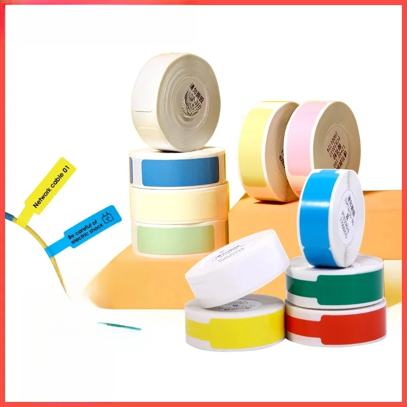 Niimbot N1/B18 papier do etykiet PET wodoodporna etykieta przeciwolejowa 8-10 lat życia naklejka z nadrukiem do termicznej przenośnej drukarki etykiet — zdjęcie produktu 7