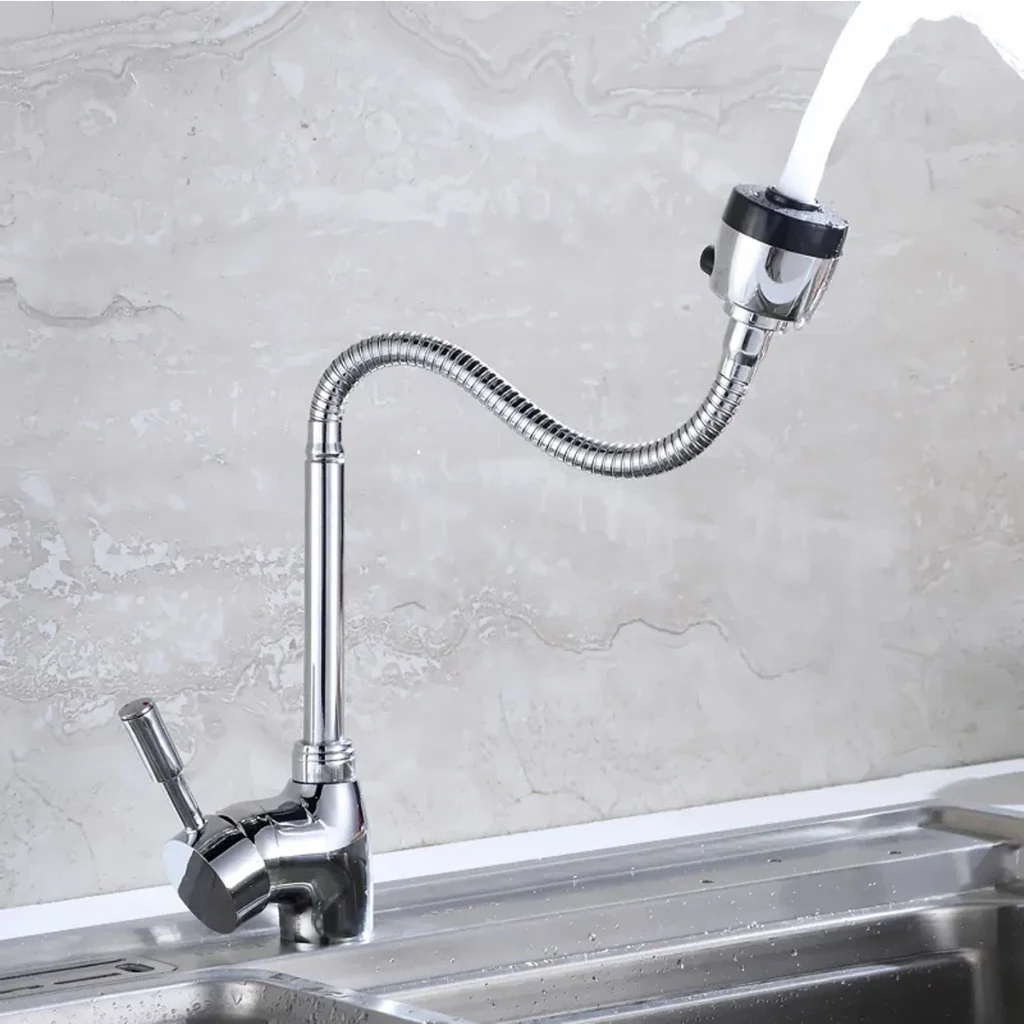 صنبور حوض مطبخ الذواقة ، دش حوض غسيل مرن ، محمول أحادي اللون ، ماء مختلط ، ساخن وبارد ، K138 #4