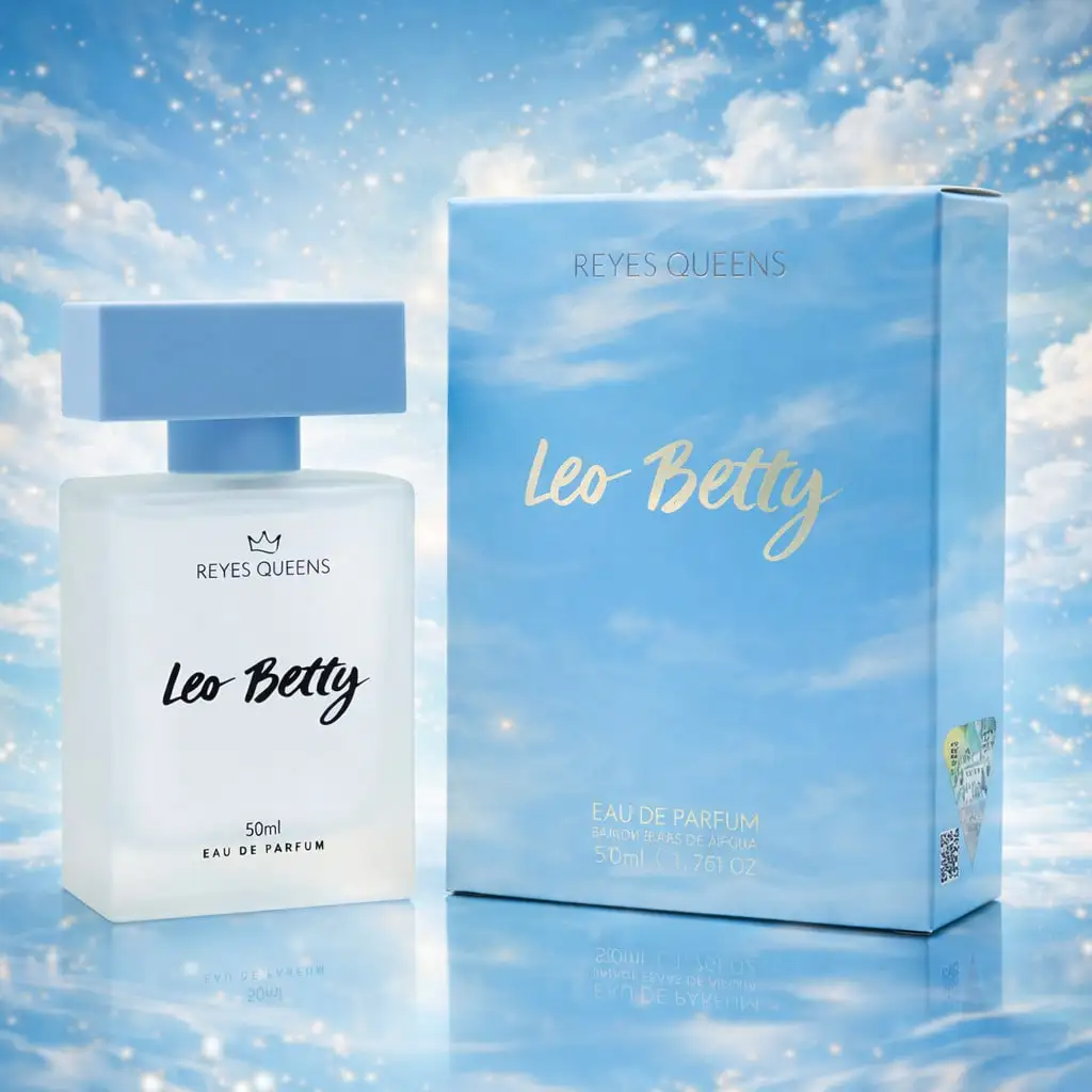 Reyes Queens - Leo Betty 50ml. Parfum féminin aux notes florales douces, aux accords frais et à une base légèrement musquée.