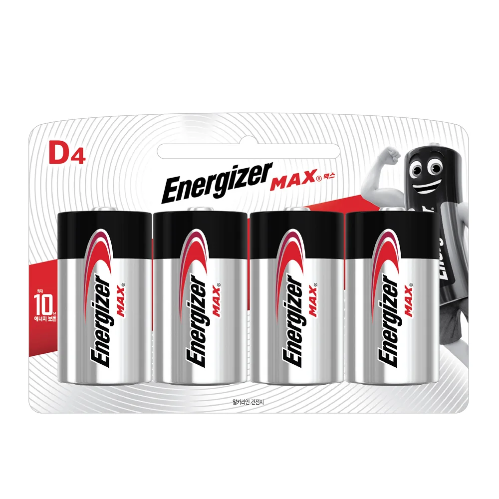 Energizer MAX D4 Alkaline Dry Battery LR20 1.5V