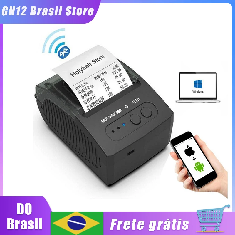 58mm Wireless Bluetooth Barcode Portable Thermal Printer