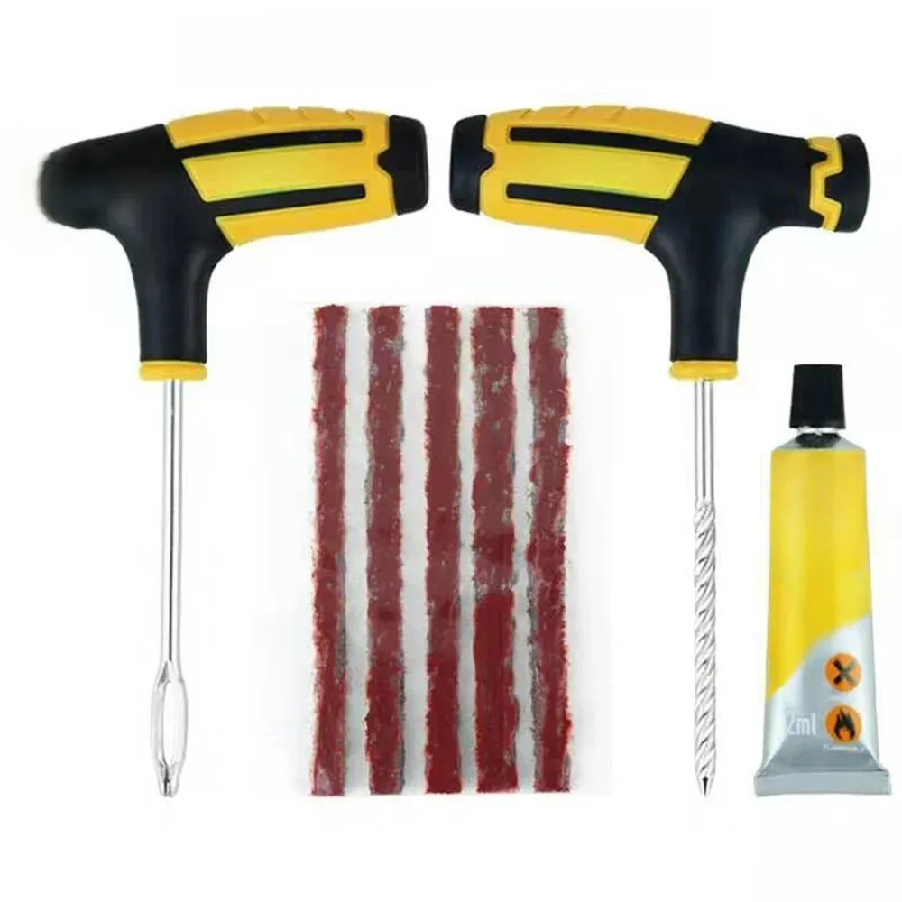 AliExpress NONE 1 Set SMTB Road Bicycle Tire Repair Tools Bike Tubeless Tire Rubber Bacon Strip And Insertion Tool Urgent Glue Free Repair